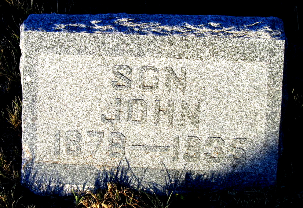Photo of headstones/John McLennan 1873-1936 hdstn Bartley cem Nebraska